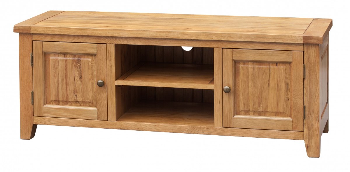 Classic Oak TV Stand with a Durable Finish 1 ACORTVSTR