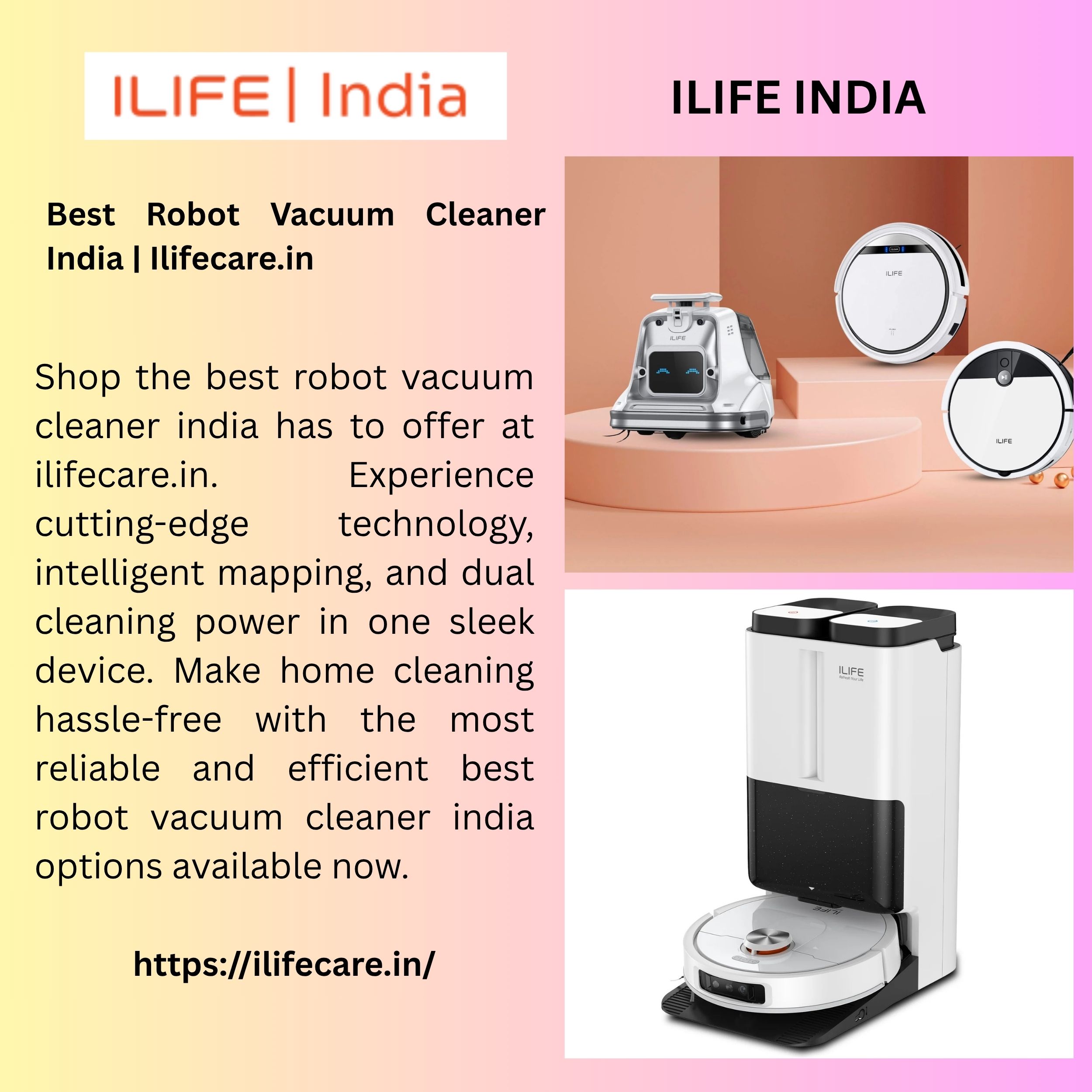 Best Robot Vacuum Cleaner India Ilifecare.in 2