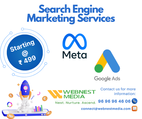 Top Search Engine Marketing Agency in Gurgaon | Starting at ₹499 1 Blue and Orange Modern Digital Marketing Services Facebook Post 2 3