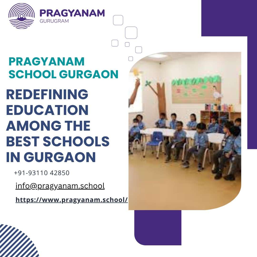 Pragyanam School Gurgaon: Redefining Education Among the Best Schools in Gurgaon 1 BlueAndYellowModernSchoolAdmissionInstagramPost