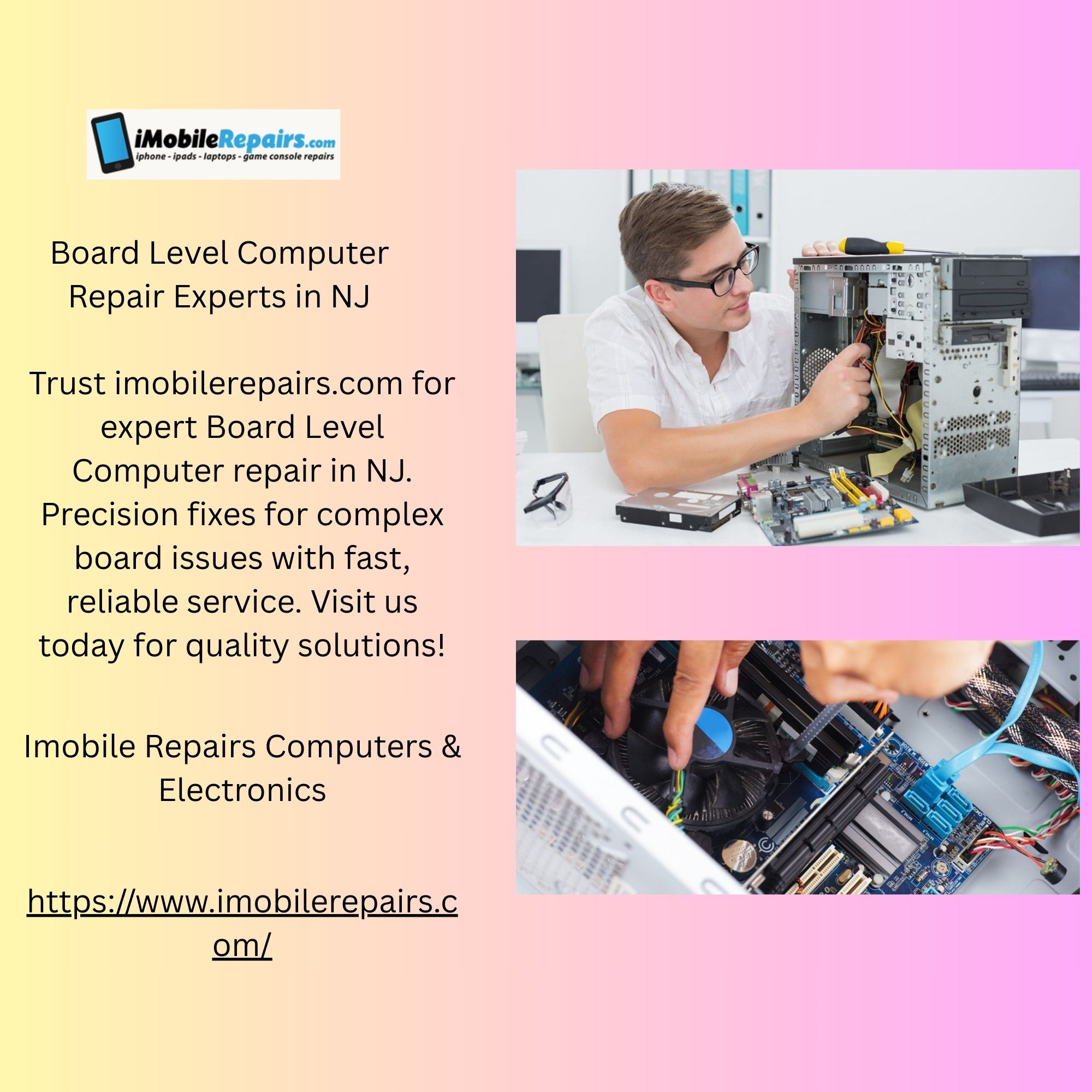 Board Level Computer Repair Experts in NJ