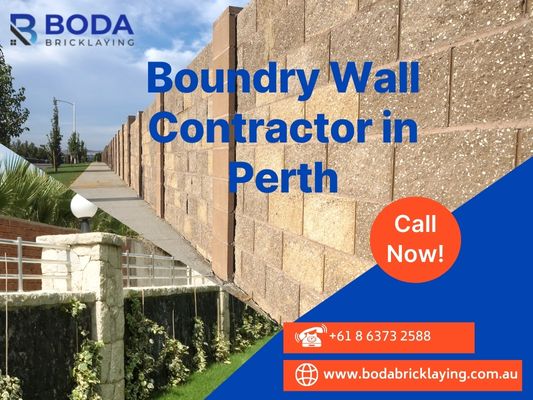 Boundary Wall Contractors in Perth - Boda Bricklaying Perth 1 Boundry Wall Contractor in Perth