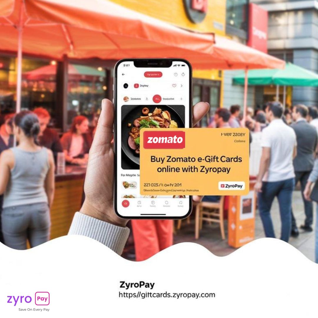 Buy Zomato E Gift Cards Online with ZyroPay Instant Redemption