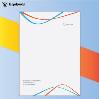 Shop High-Quality Colored Letter Pads for Office Use 1 Colored Letter Pads