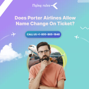 Does Porter Airlines Allow Name Change On Ticket