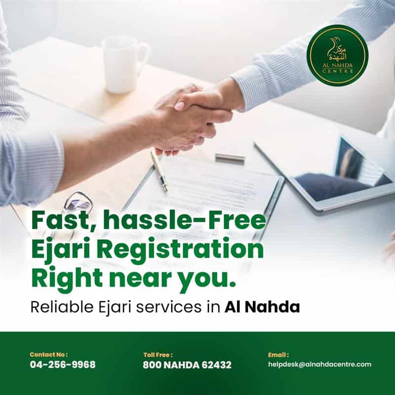 Ejari Services in Al Nahda for Legal Tenancy in Dubai