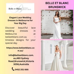 Elegant Lace Wedding Dresses in Melbourne for Your Big Day 1
