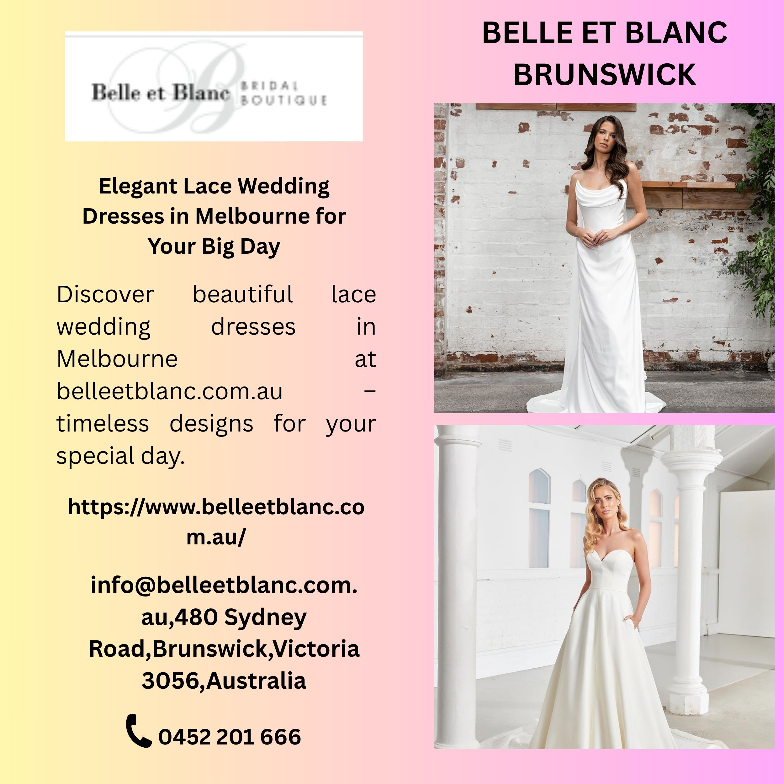 Elegant Lace Wedding Dresses in Melbourne for Your Big Day 1 Elegant Lace Wedding Dresses in Melbourne for Your Big Day 1