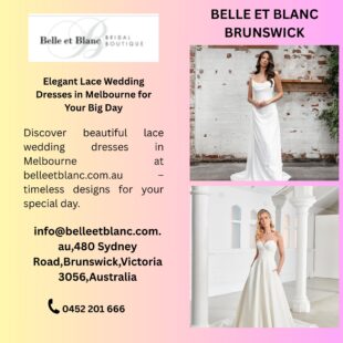 Elegant Lace Wedding Dresses in Melbourne for Your Big Day