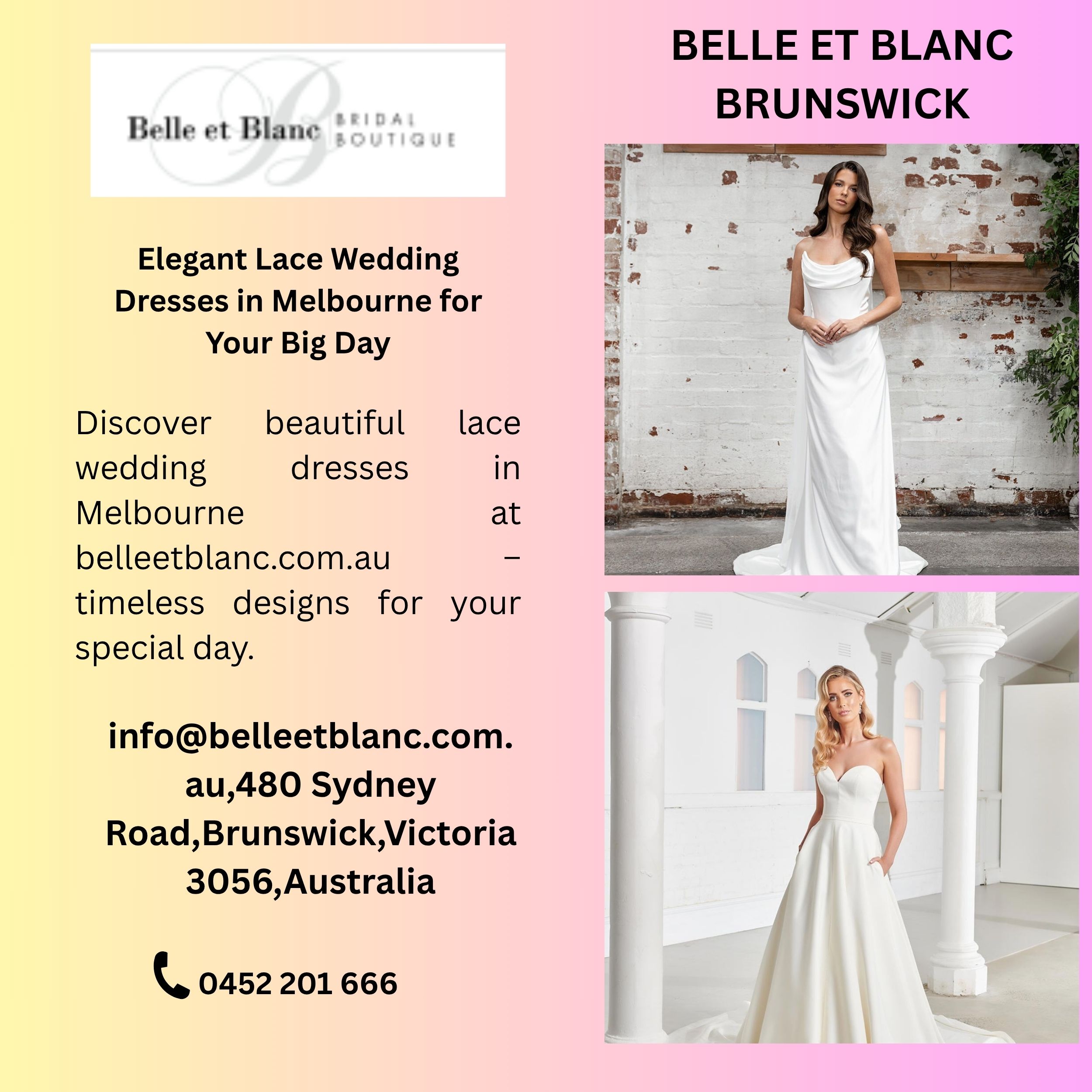 Elegant Lace Wedding Dresses in Melbourne for Your Big Day 1 Elegant Lace Wedding Dresses in Melbourne for Your Big Day