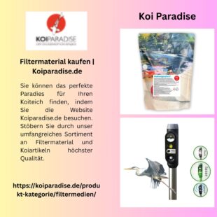 Filtermaterial kaufen Koiparadise.de
