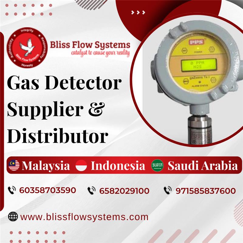 Gas Detector Supplier & Distributor - Bliss Flow Systems 1 Gas Detector Supplier Distributor