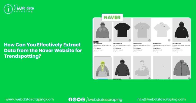 Extract Data from Naver Website for Trendspotting