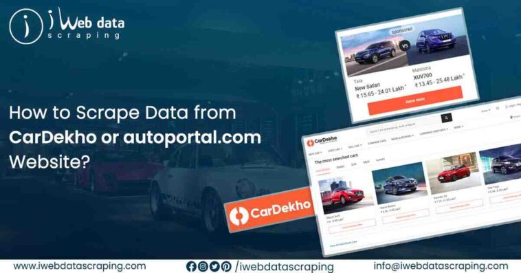 Scrape Data from CarDekho or autoportal Website