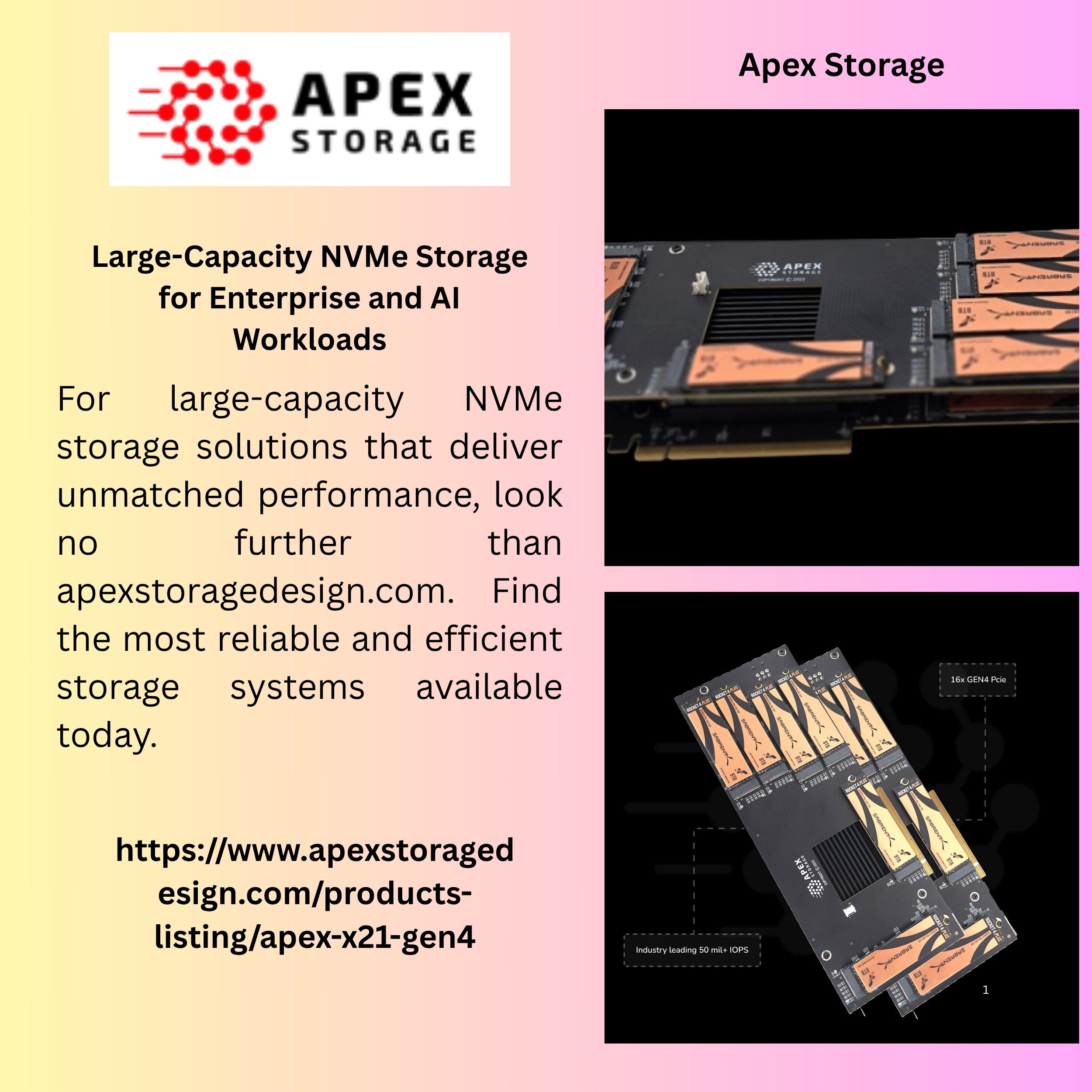 Large-Capacity NVMe Storage for Enterprise and AI Workloads 1 Large Capacity NVMe Storage for Enterprise and AI Workloads