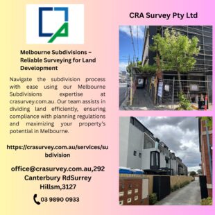 Melbourne Subdivisions – Reliable Surveying for Land Development