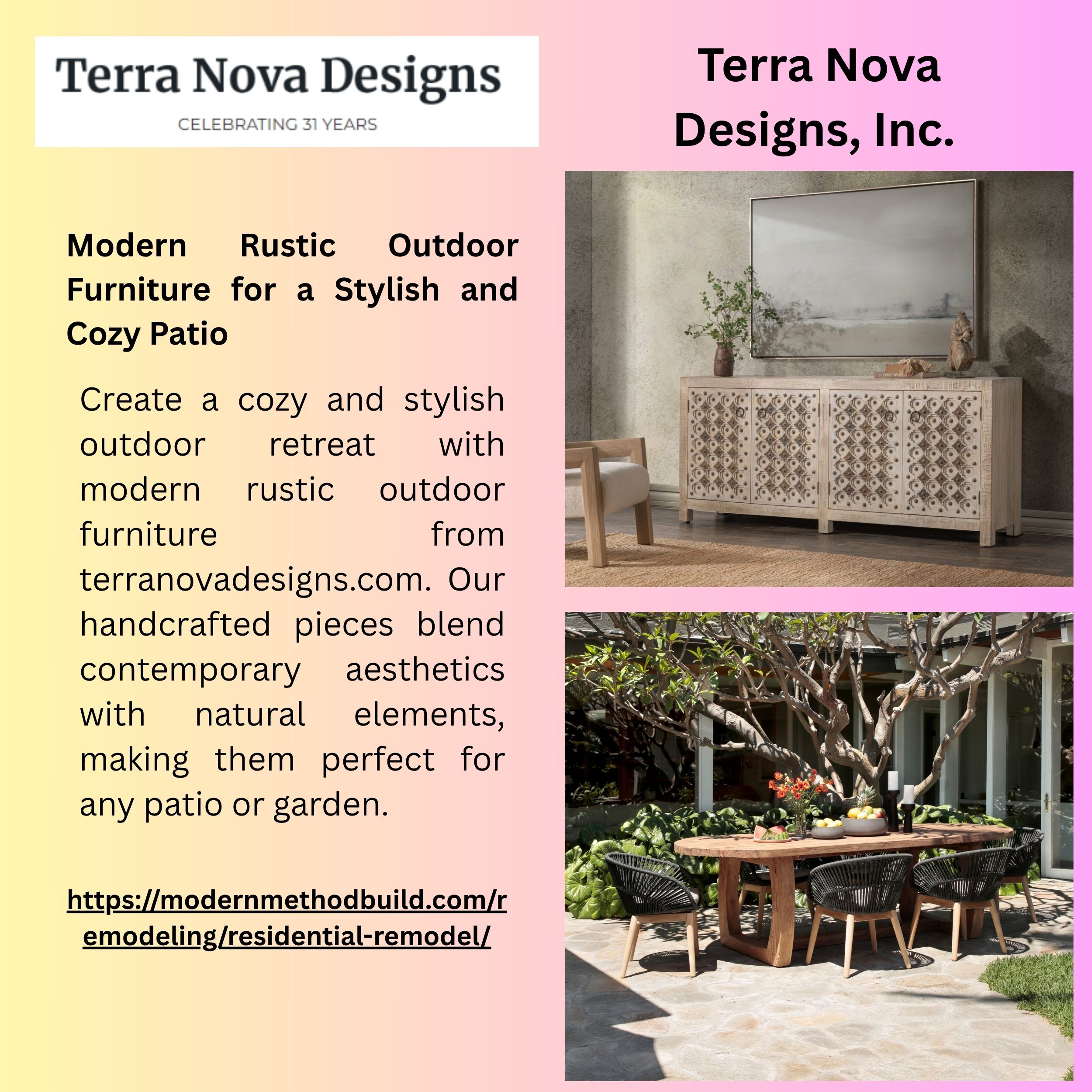 Modern Rustic Outdoor Furniture for a Stylish and Cozy Patio 1 Modern Rustic Outdoor Furniture for a Stylish and Cozy Patio