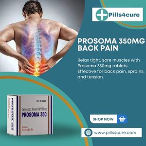 Prosoma 350mg muscle relaxant tablets for daily pain relief
