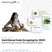 Nutritional Data Scraping for Scalable Insights in 2025