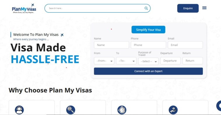 Plan my visas