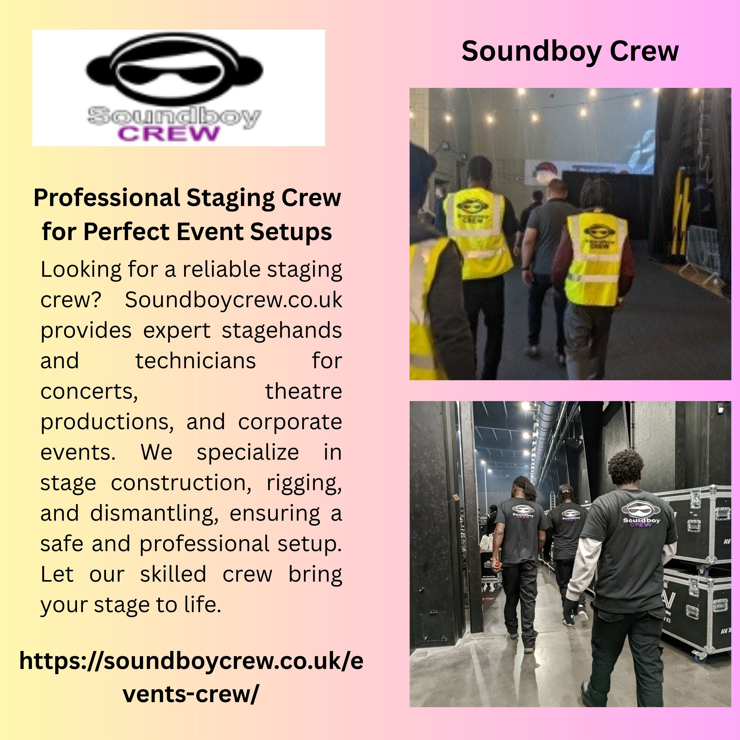 Professional Staging Crew for Perfect Event Setups 1 Professional Staging Crew for Perfect Event Setups
