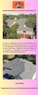 Quality Roof Replacement Services in San Antonio TX