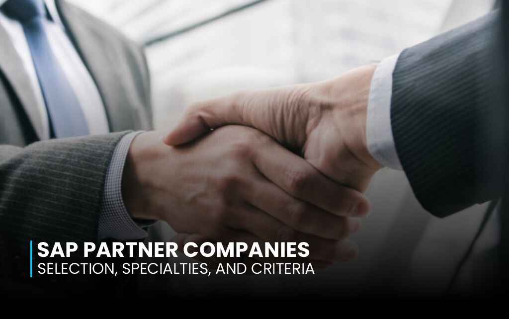 SAP Partner Companies: Selection Specialties & Criteria
