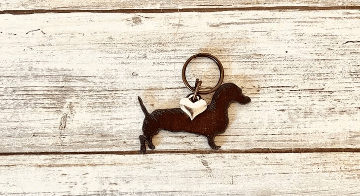 Shop Rusty Metal Keychain