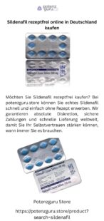 Sildenafil rezeptfrei online in Deutschland kaufen