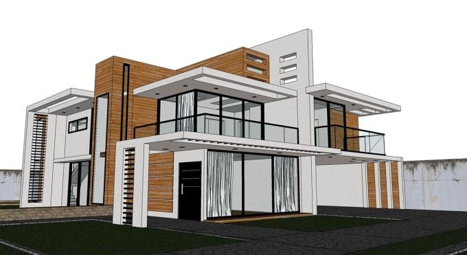 3D architectural modeling design process