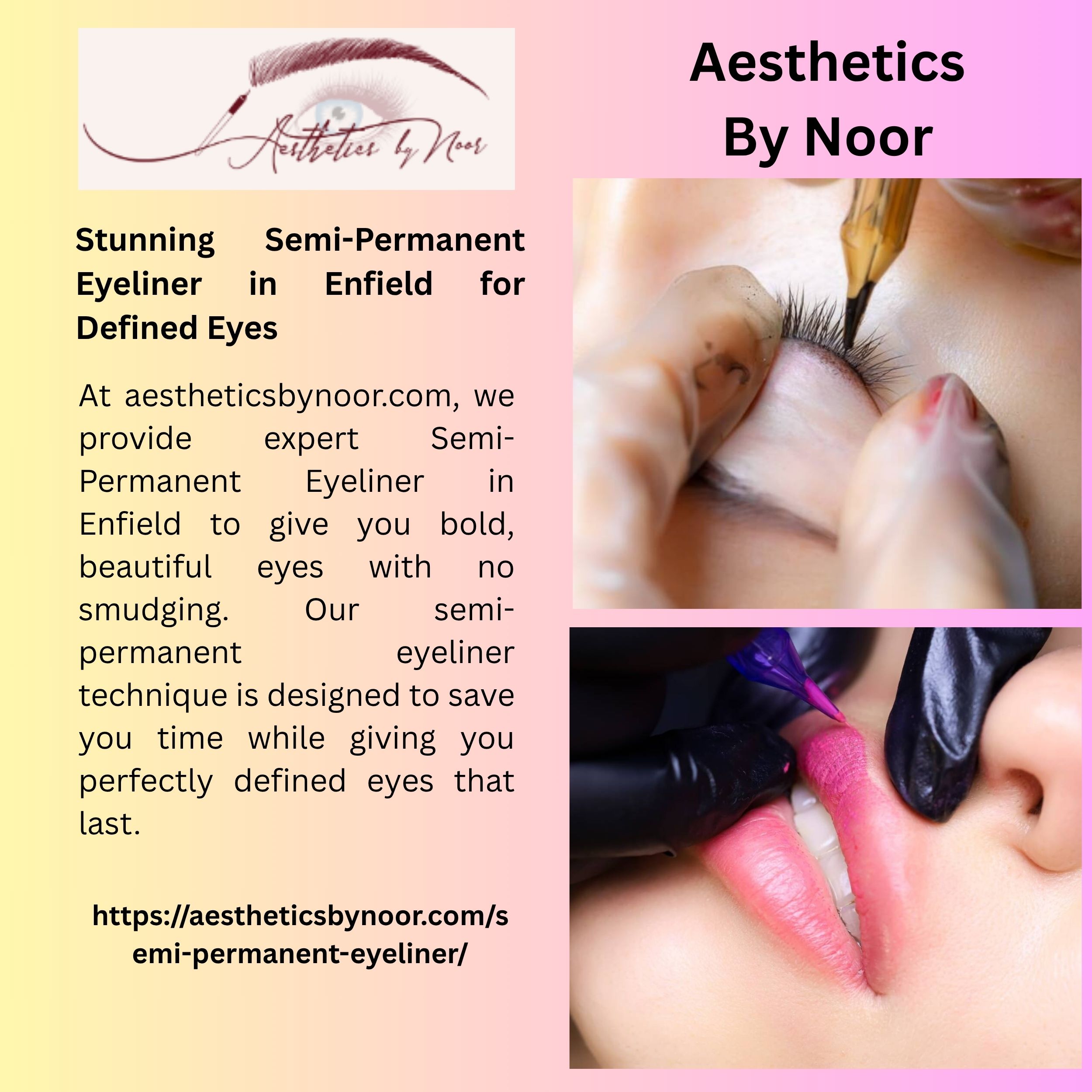 Stunning Semi Permanent Eyeliner in Enfield for Defined Eyes