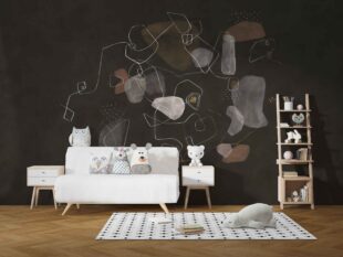 Stylish Abstract Wallpaper Mural C261