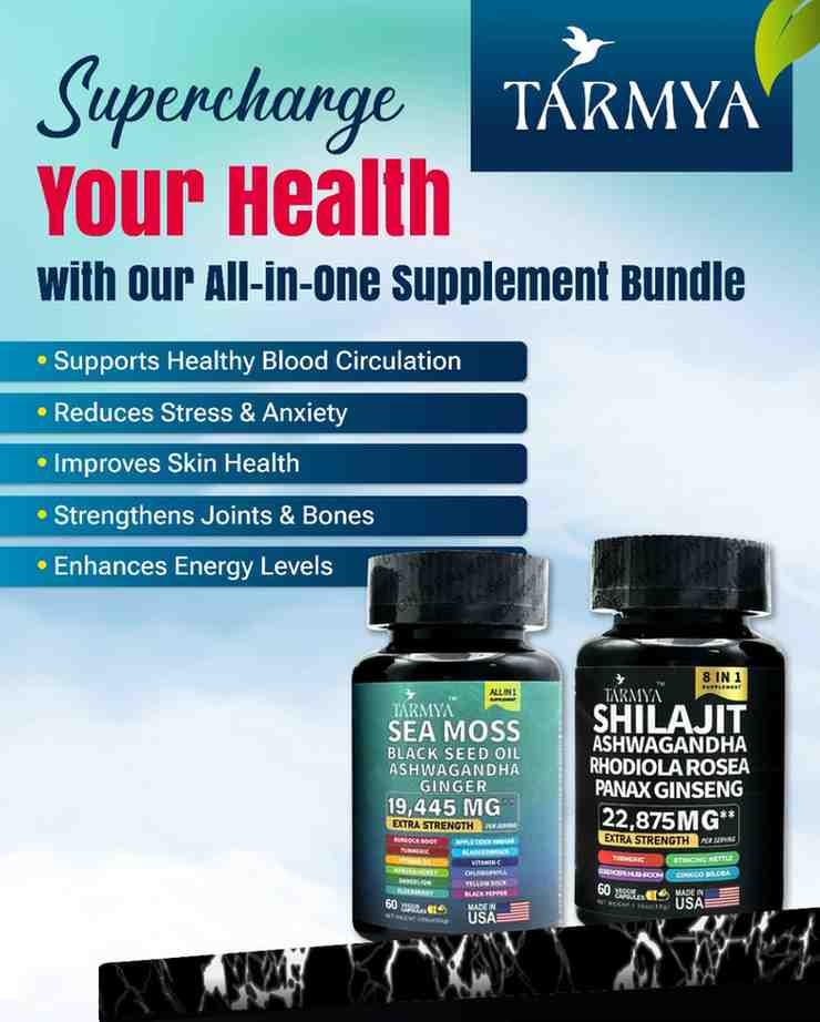 Unlock Ultimate Wellness: Sea Moss and Shilajit Bundle
