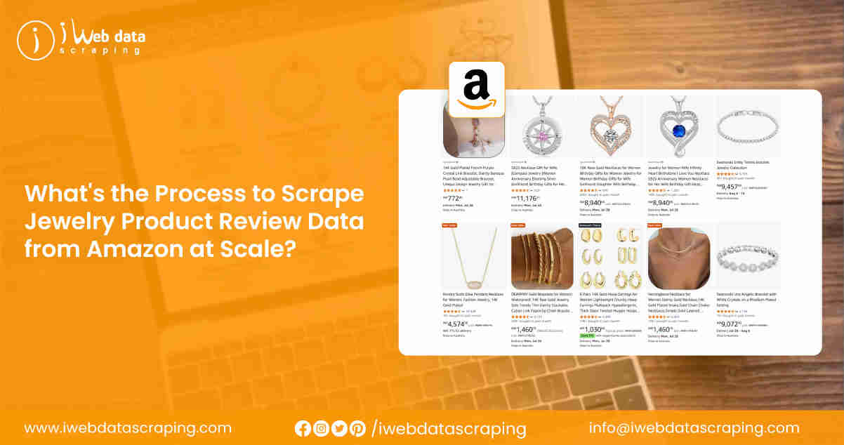 Scrape Jewelry Product Review Data from Amazon
