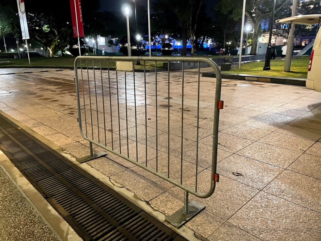 Durable Metal Barricades for Safe & Organized Events in Singapore 1 barricades 1030x773 1