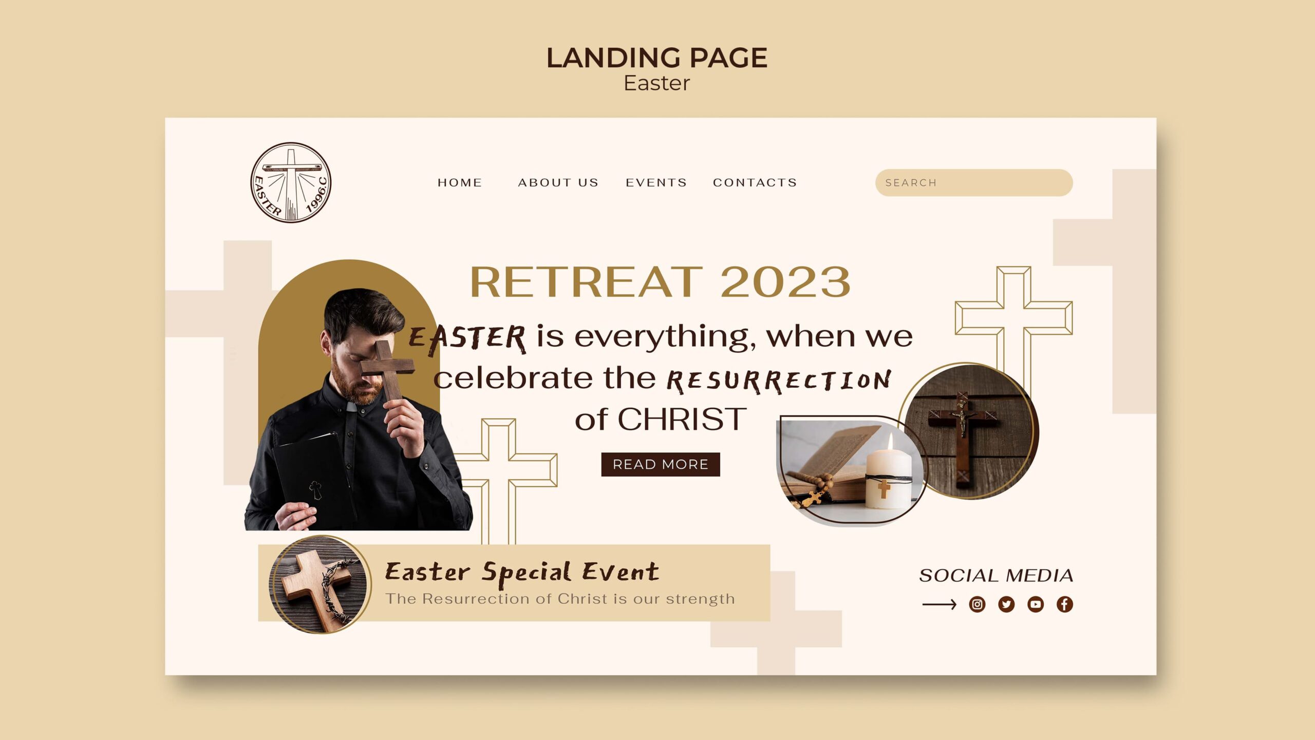 Design Your Brand with the Best Website Designing Company in Delhi 1 church web design scaled
