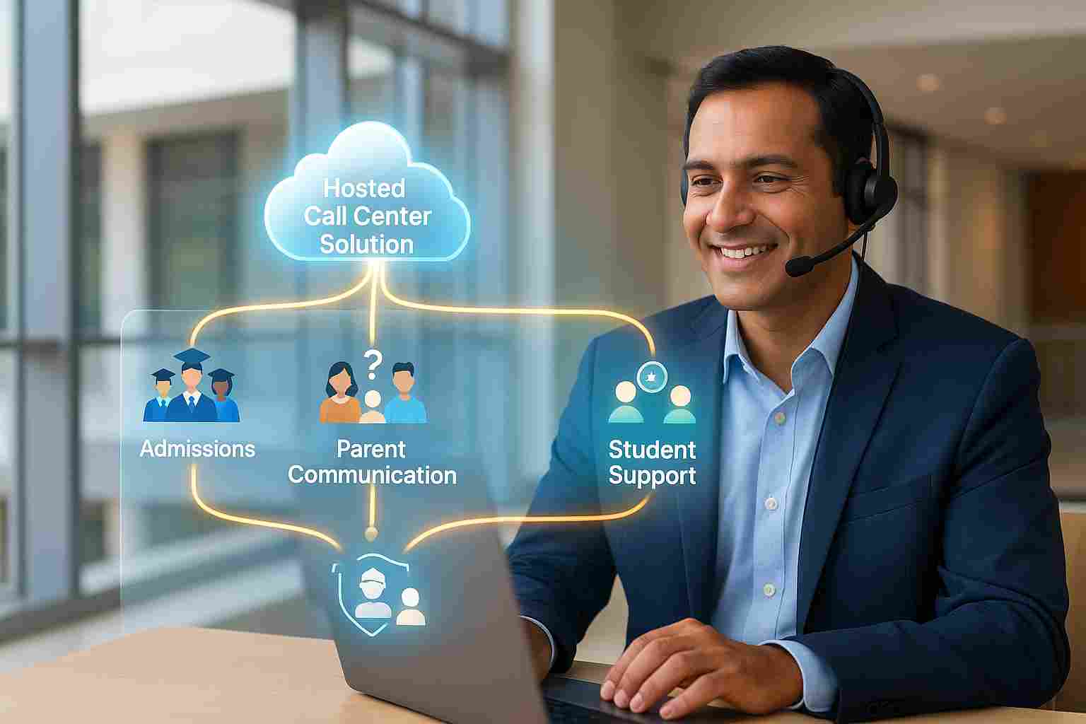 Hosted Call Center for Better Student & Parent Connect