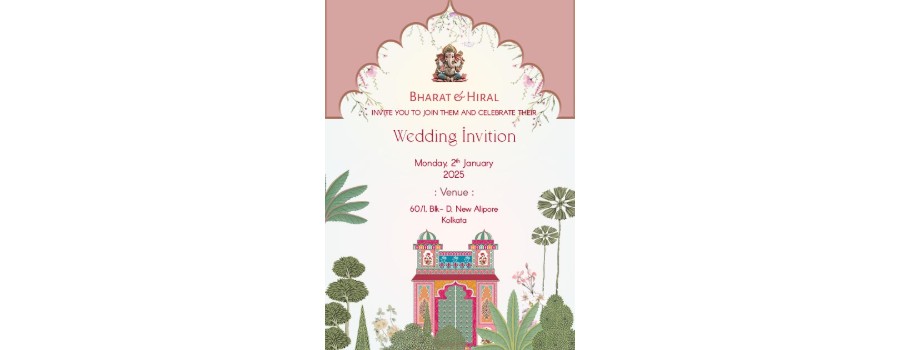Online Editable Wedding Invitation Cards Free Download