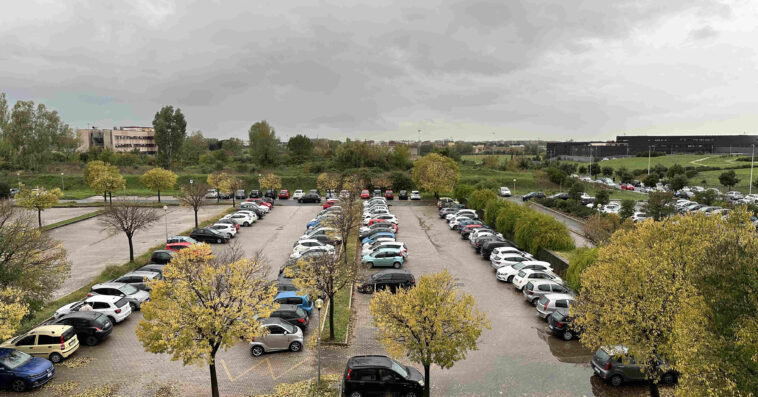 high angle view people road against sky 1 1