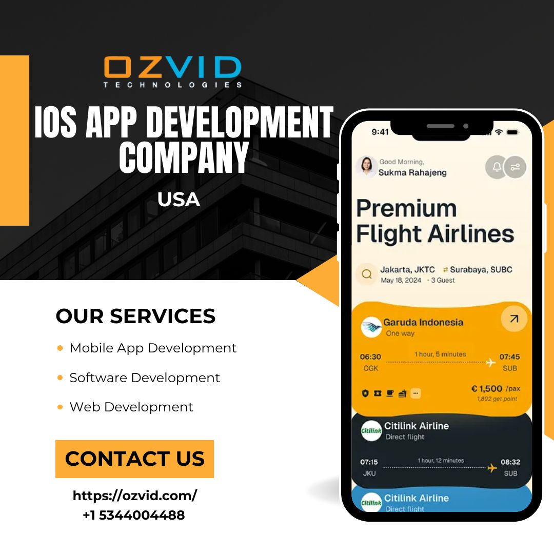 Reliable iPhone app development company in New York | OZVID Technologies 1 iOS app development company OZVID 1