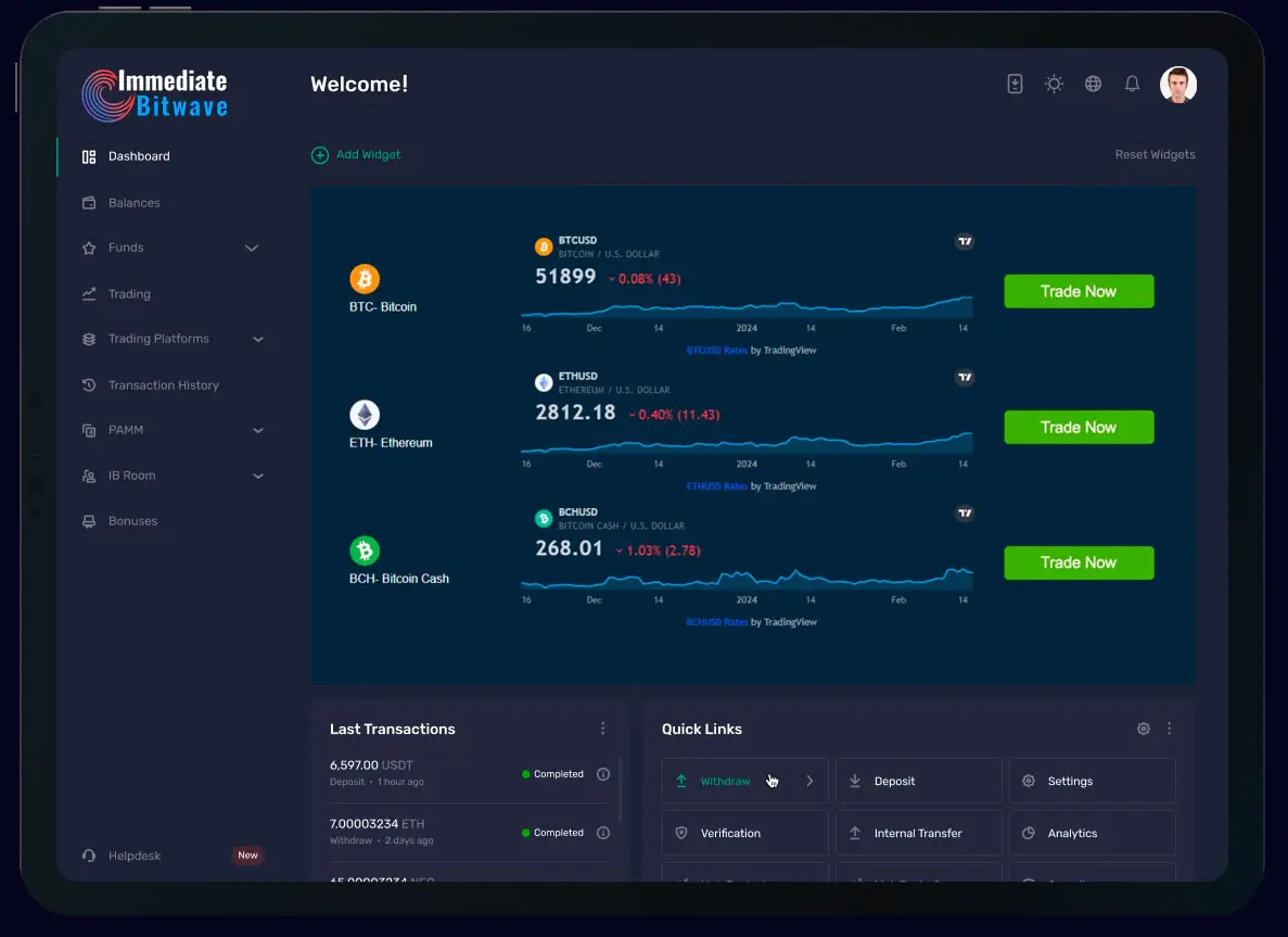 Discover the Power of Cryptocurrency Trading with Immediate Bitwave