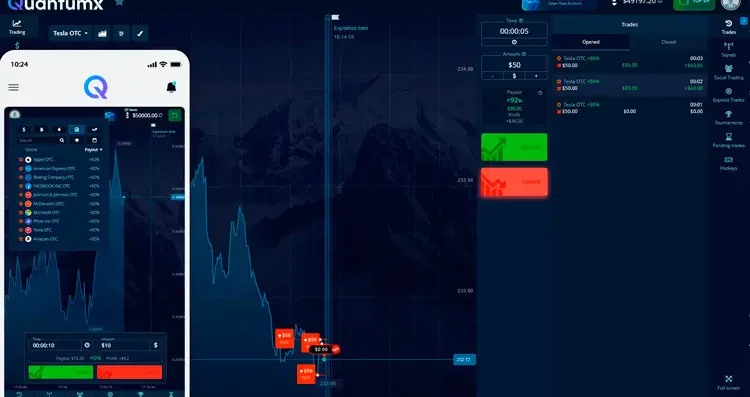 quantumx platform screenshot