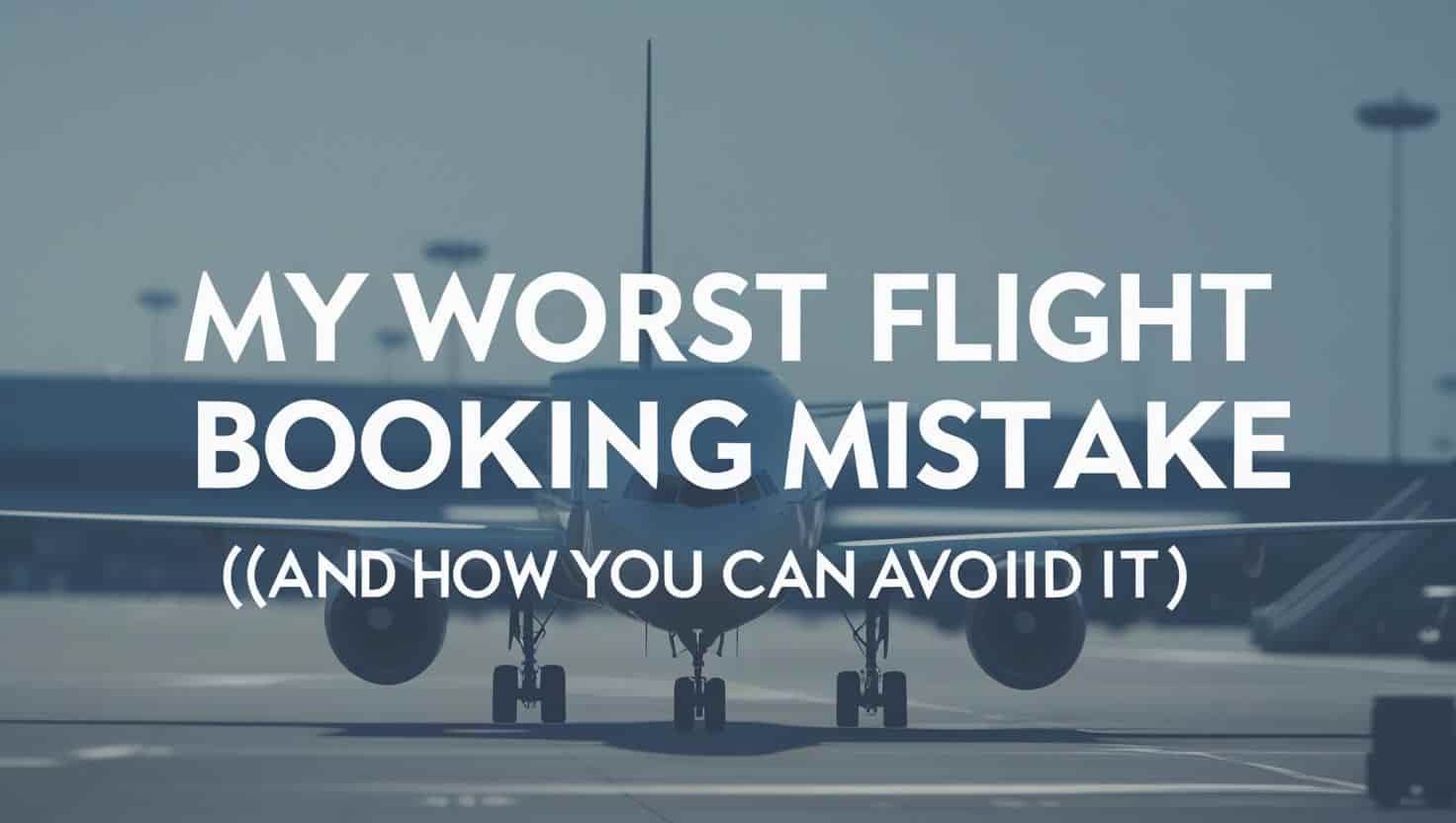 My Flight Booking Mistake & How You Can Avoid It
