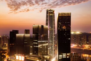 skyscrapers sunset 1 1