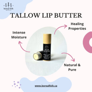tallow lip butter