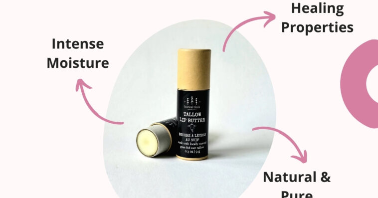 tallow lip butter