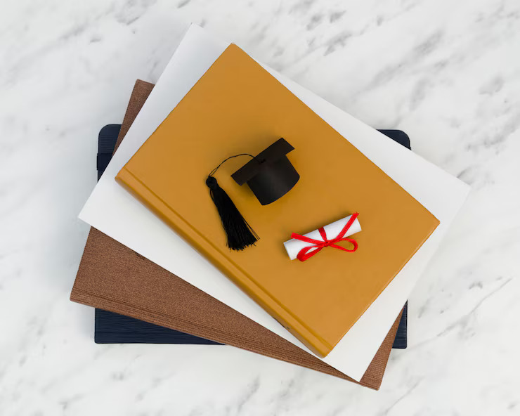 Buy Elegant Junior Tent Style Diploma Cover for Graduations 1 top view festive graduation arrangement marble background 23 2148505230