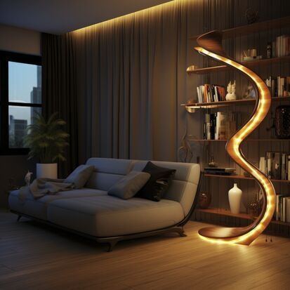 view house lamp with futuristic design optimized 50
