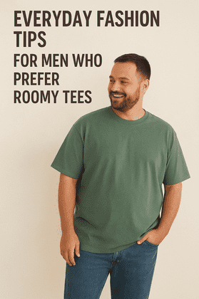 Everyday Fashion Tips for Men Who Prefer Roomy Tees