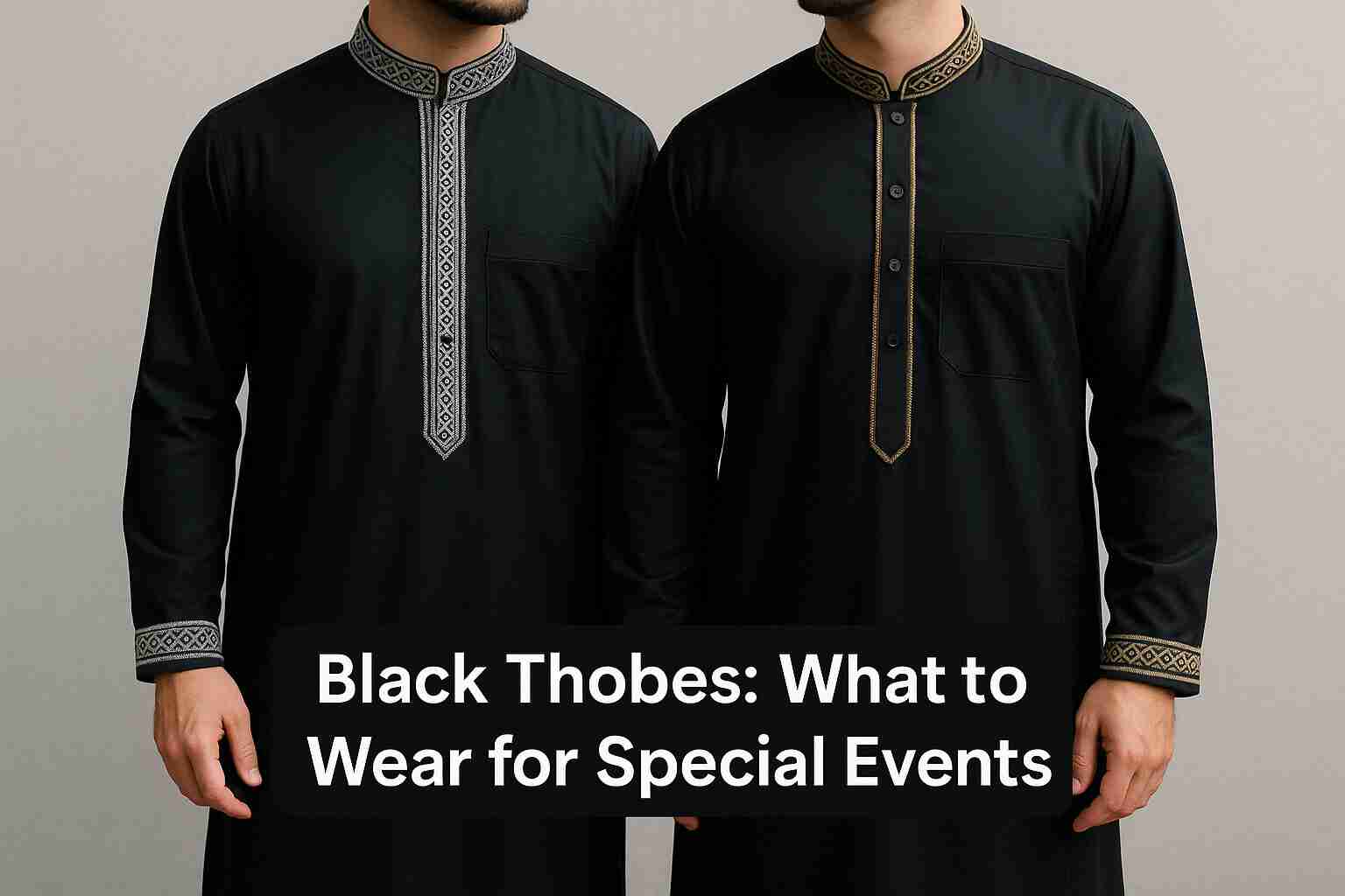 Article 1 Black Thobes What to Wear for Special Events